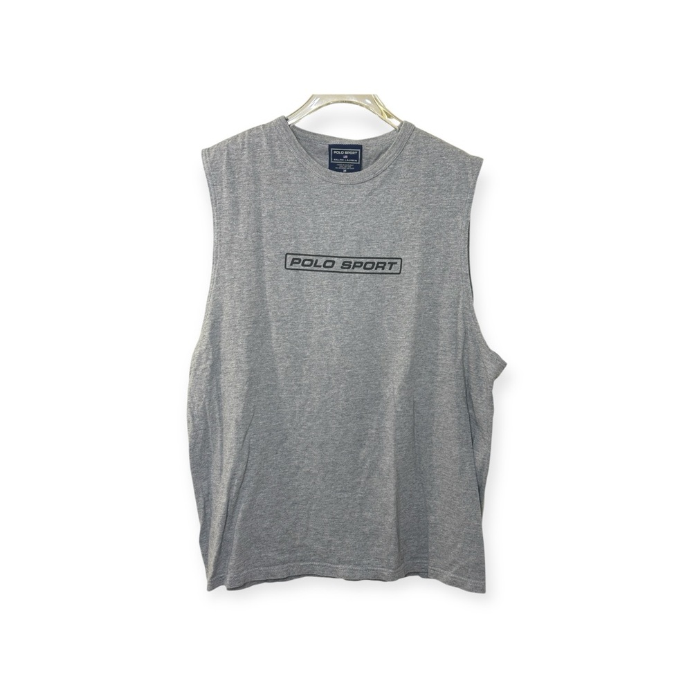 Polo Sport  by Ralph Lauren Gray Sleeveless Top - Medium
